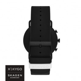 Bracelet de montre Skagen SKT5202 Silicone Noir 22mm
